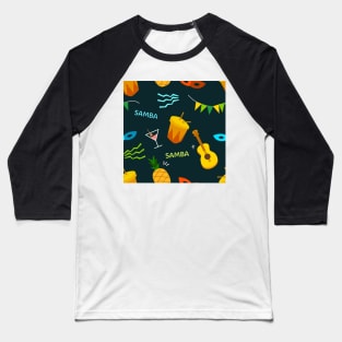 Brazilian Carnival | Urban Finery Baseball T-Shirt